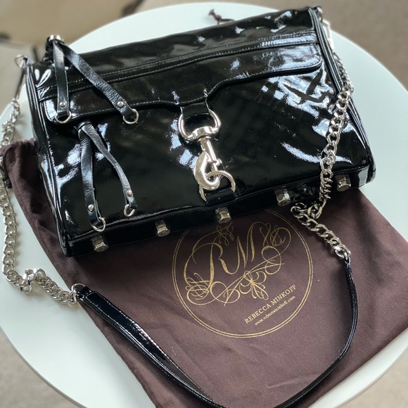 Rebecca Minkoff Handbags - Rebecca Minkoff Black Patent Leather Handbag
